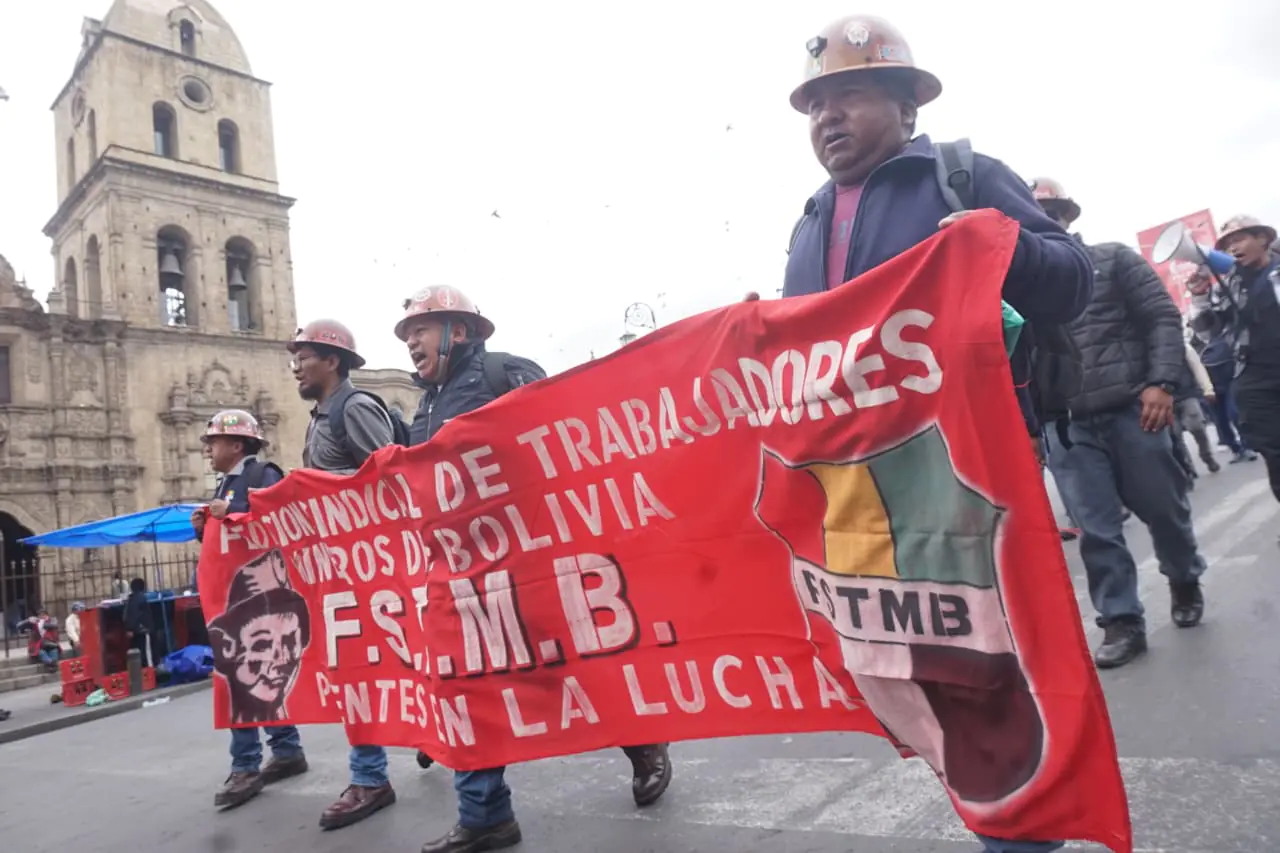 COB condiciona diálogo con el Gobierno y mantiene movilizaciones