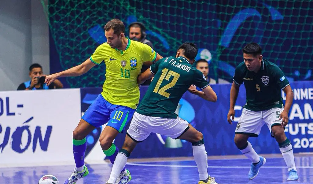 Bolivia de futsal sufre otra goleada, esta vez 0-6 frente a Brasil
