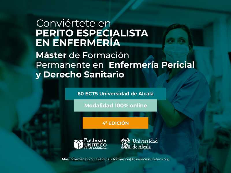 La Fundación Uniteco lanza la cuarta edición del Máster de Enfermería Pericial y Derecho Sanitario