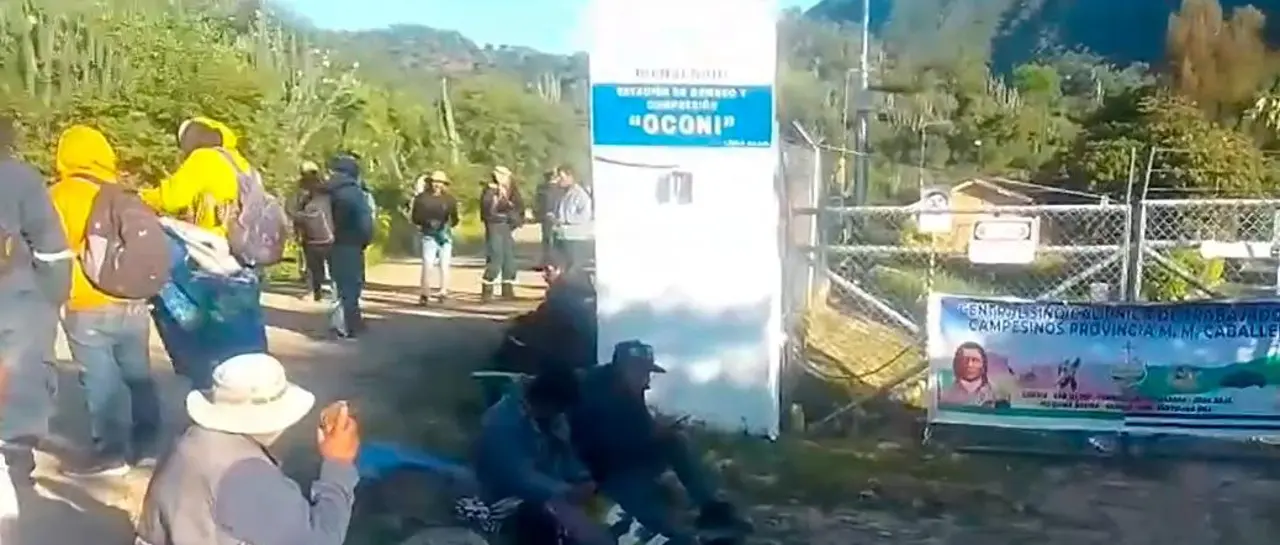 Campesinos toman planta de Oconi y protestan por el DS 5503