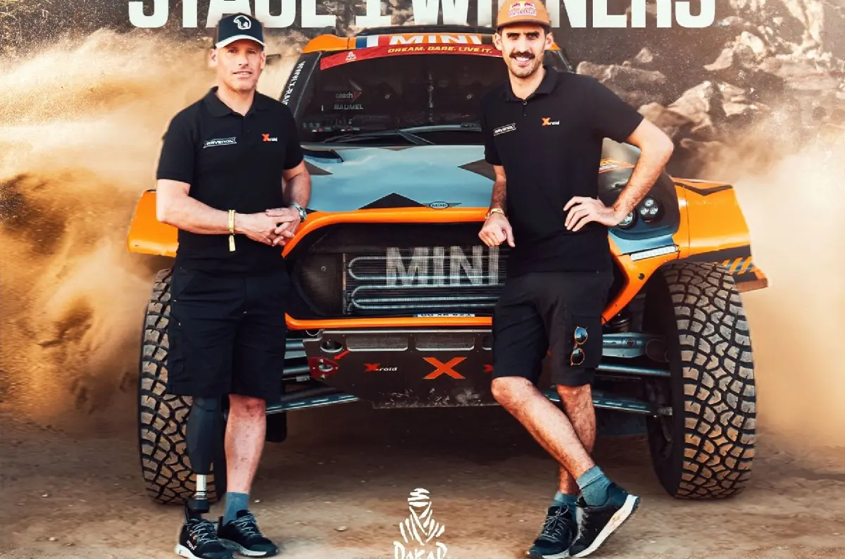 El belga Guillaume De Mévius gana primera etapa en autos del Dakar