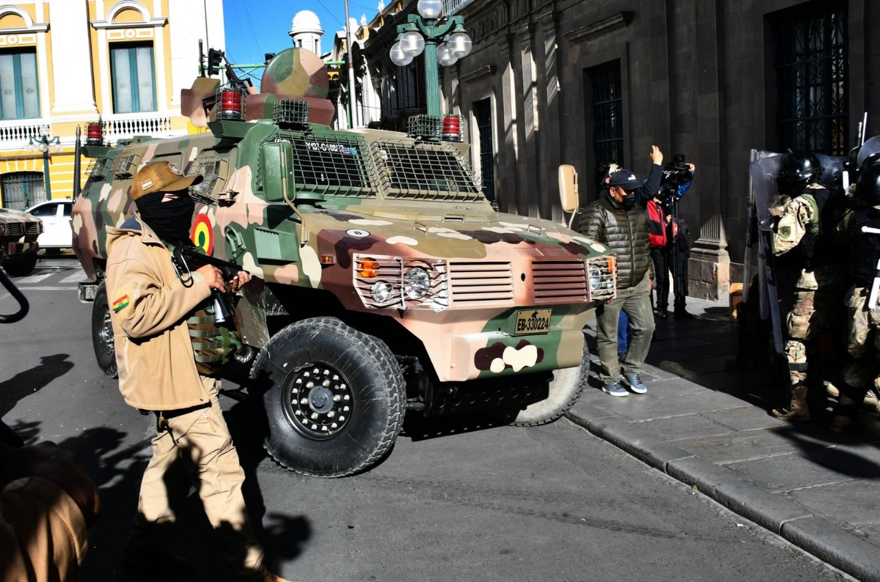 Implicados en la toma de Plaza Murillo se defienden en libertad; Zúñiga seguirá detenido