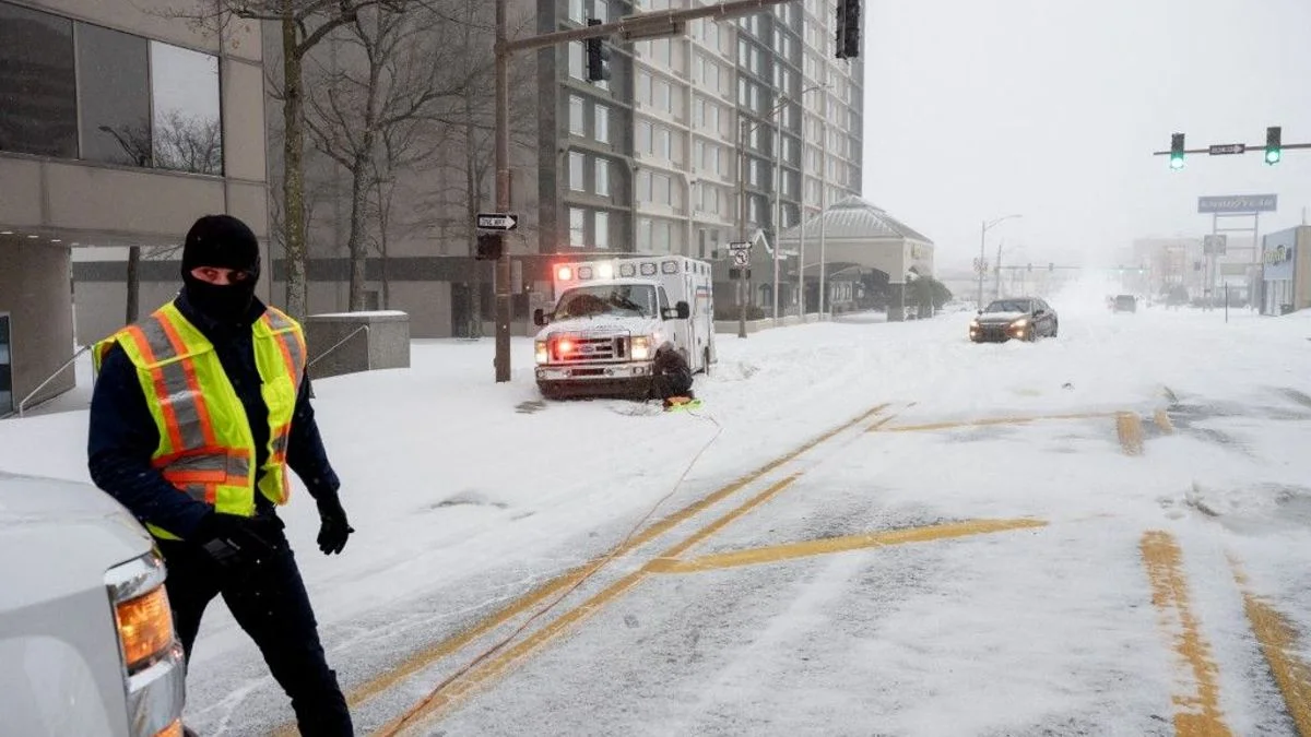 Así avanza la tormenta invernal por Estados Unidos este sábado 24 de enero