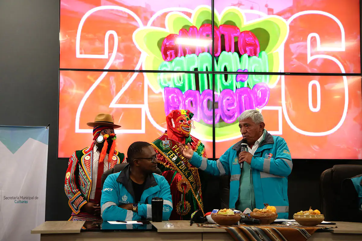 La Alcaldía invita a 40 días de fiesta en el Anata Carnaval Paceño  