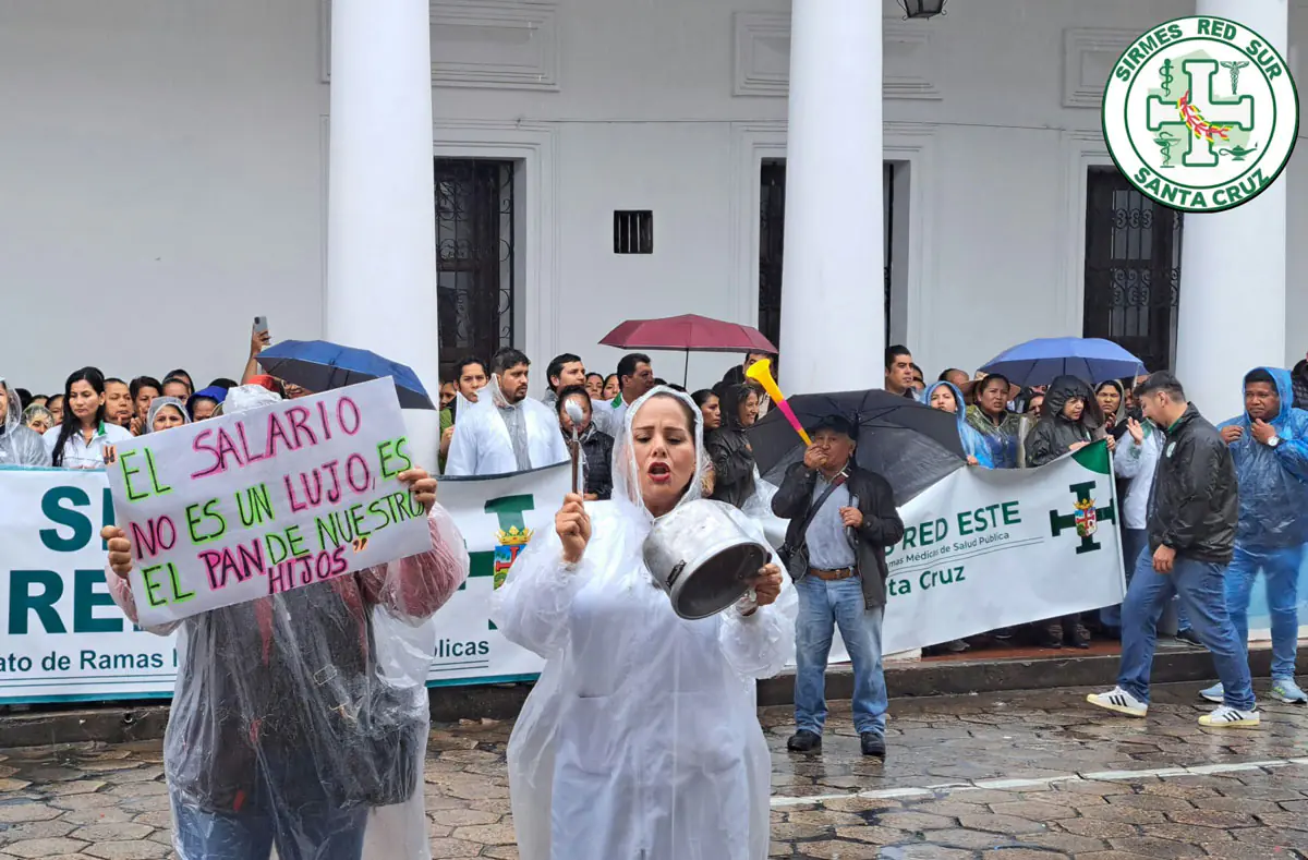 Salud: convocan a dos paros más en Santa Cruz para la próxima semana