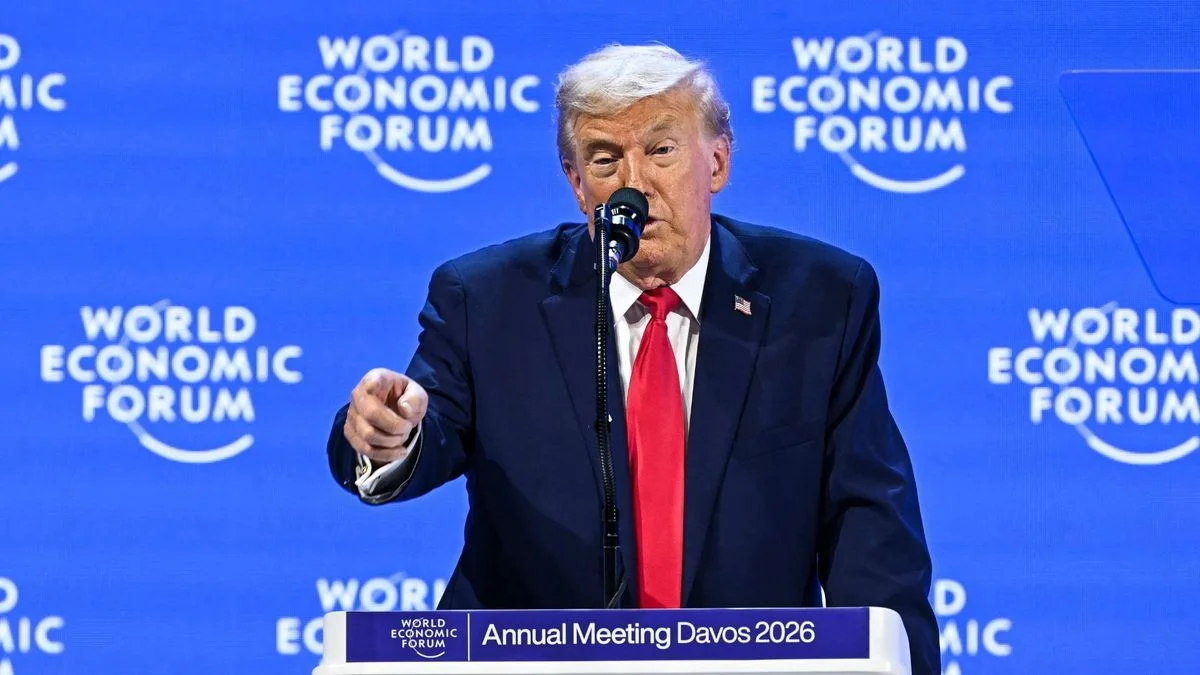 Trump insiste en Davos en que solo EE.UU. puede garantizar la seguridad de Groenlandia