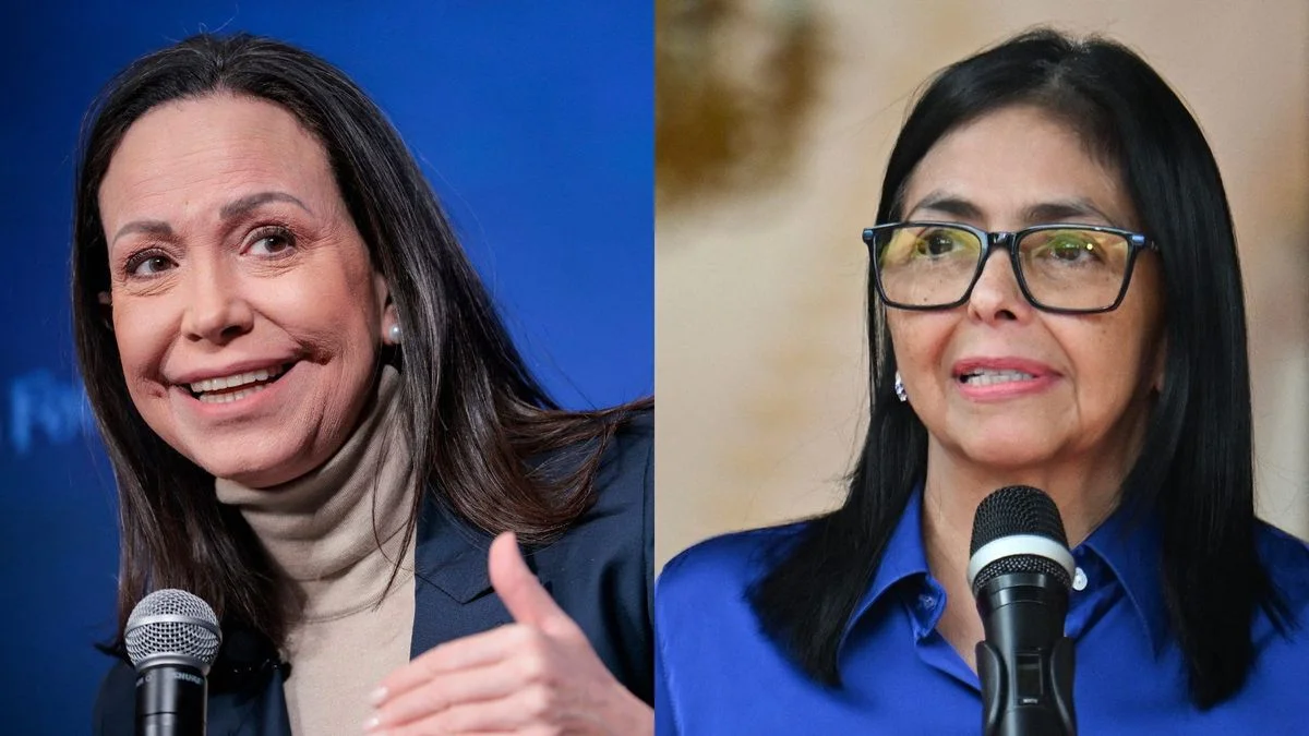María Corina Machado asegura que Delcy Rodríguez estaría “cumpliendo órdenes” de Donald Trump