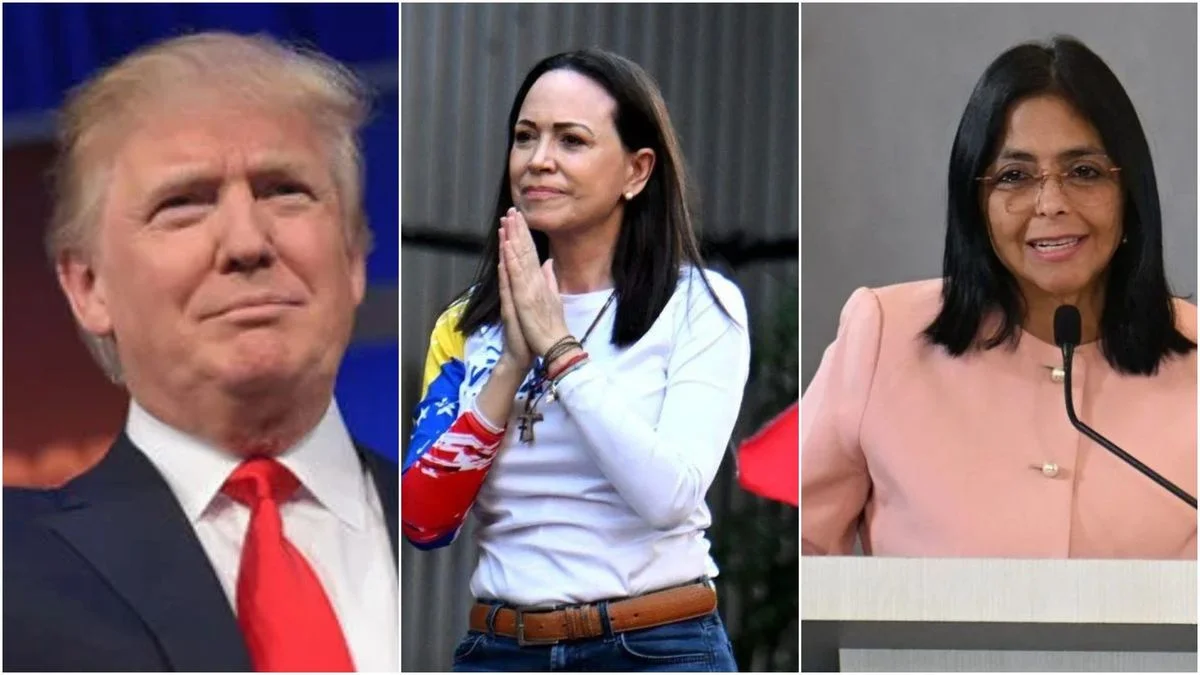 Mientras María Corina Machado estaba en Washington, Trump envió al director de la CIA a reunirse con Delcy Rodríguez
