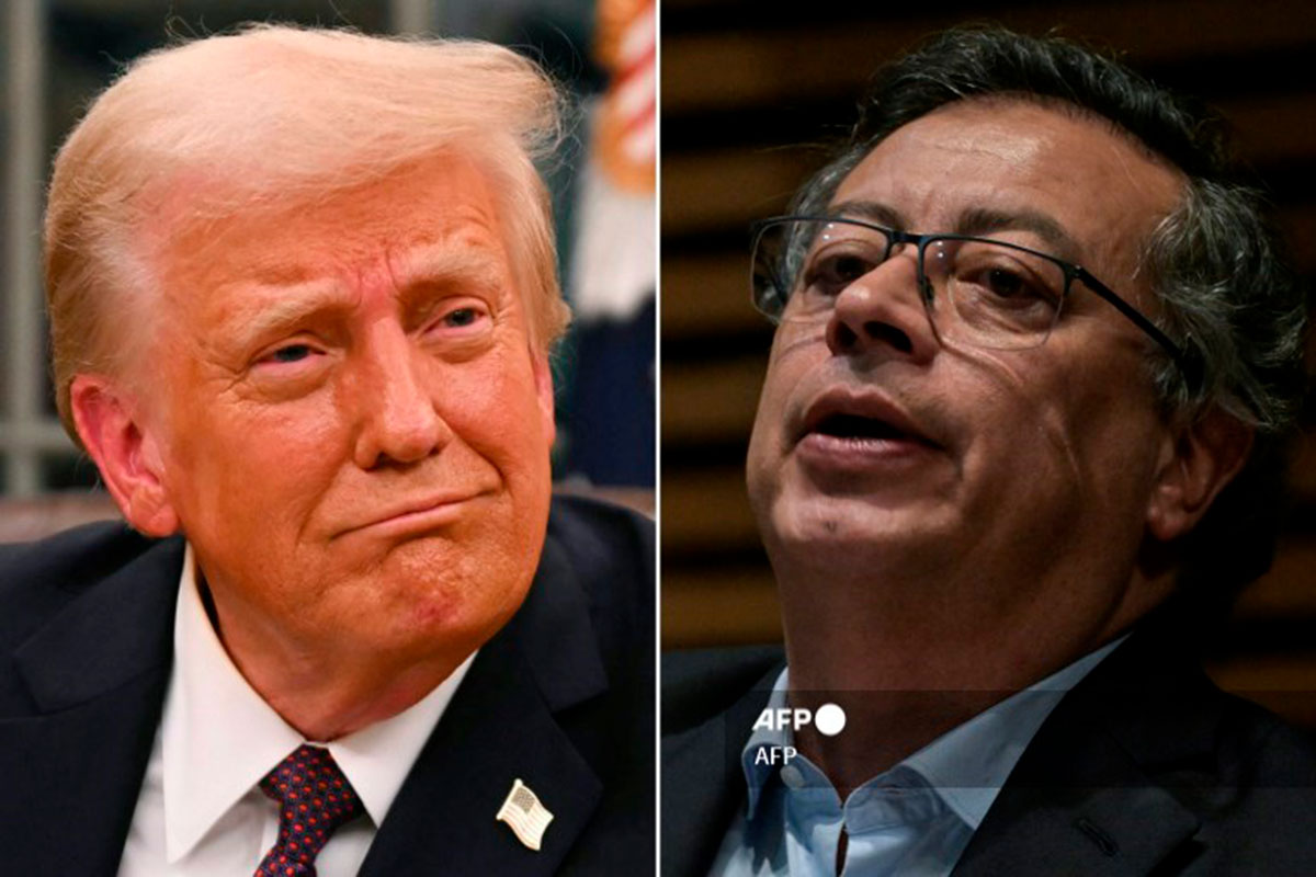 Trump invita a Petro a la Casa Blanca en su primera llamada telefónica