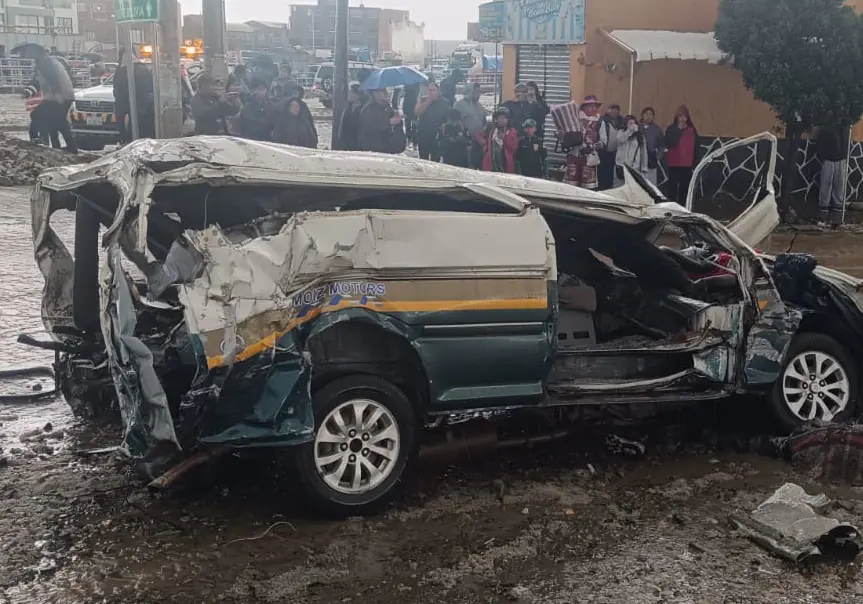 Al menos son 15 fallecidos en el siniestro en El Alto
