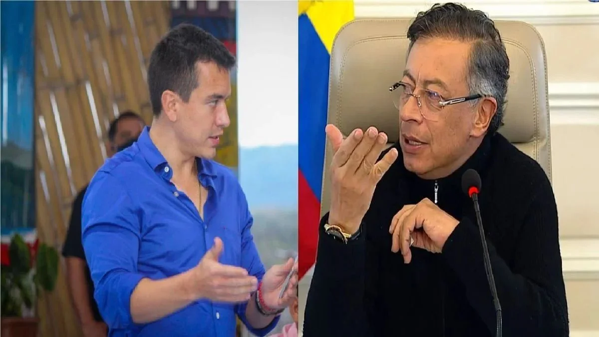Noboa habló de la polémica visita de Petro a Manta y de las maltrechas relaciones comerciales entre Colombia y Ecuador: “Es el peor socio”