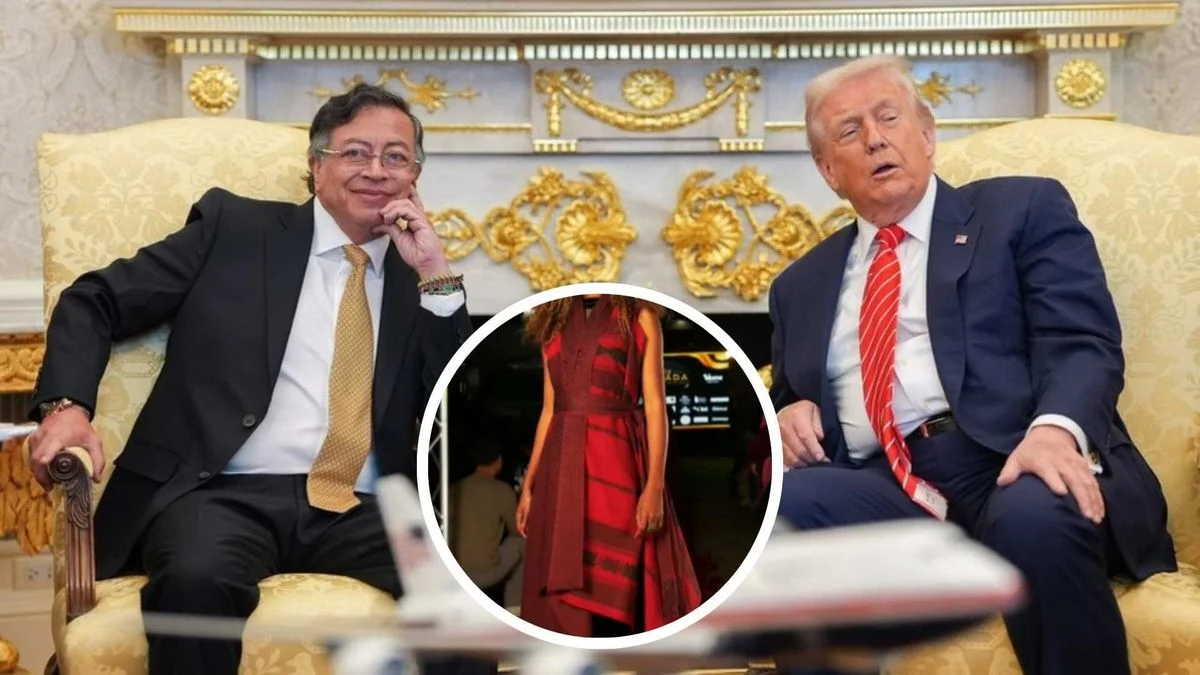 El regalo que Melania Trump recibió en la reunión con Gustavo Petro y que fue diseñado por una colombiana