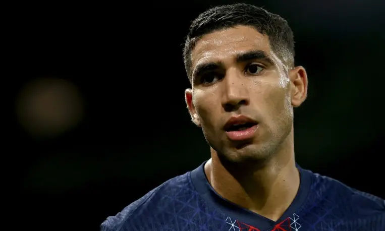 Hakimi, acusado de violación, convocado para el PSG vs Mónaco