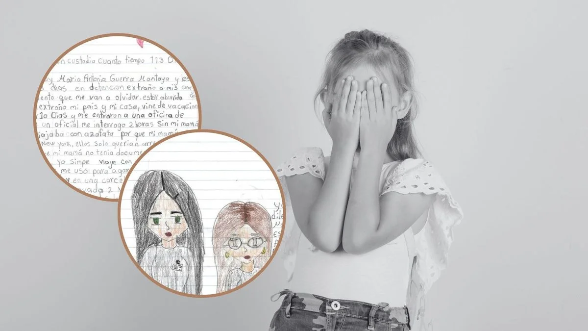 Cartas revelan el drama de dos niñas colombianas detenidas por ICE en Texas