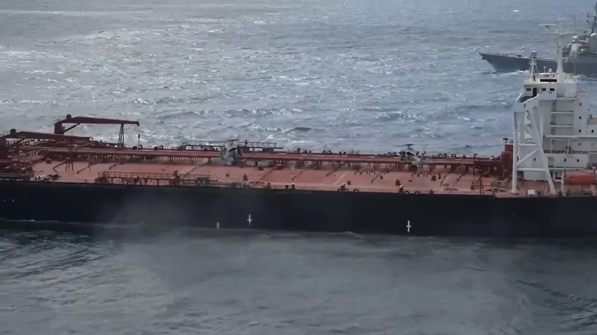 ¿Qué ocurrió exactamente con el petrolero interceptado en el océano Índico por fuerzas de EE. UU.?