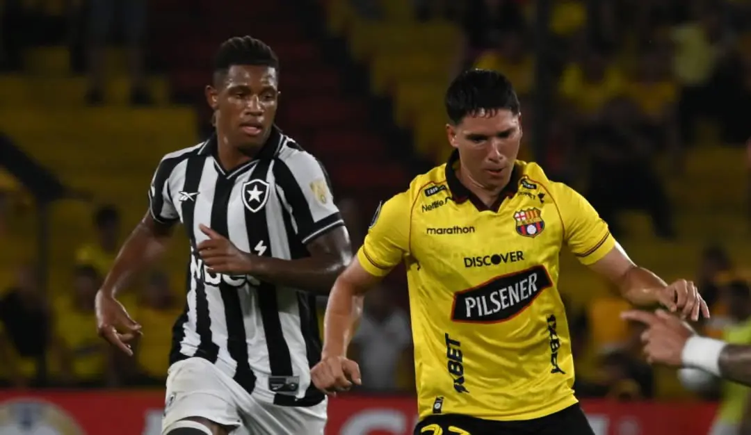 Botafogo rescata empate 1-1 en visita a Barcelona por Libertadores