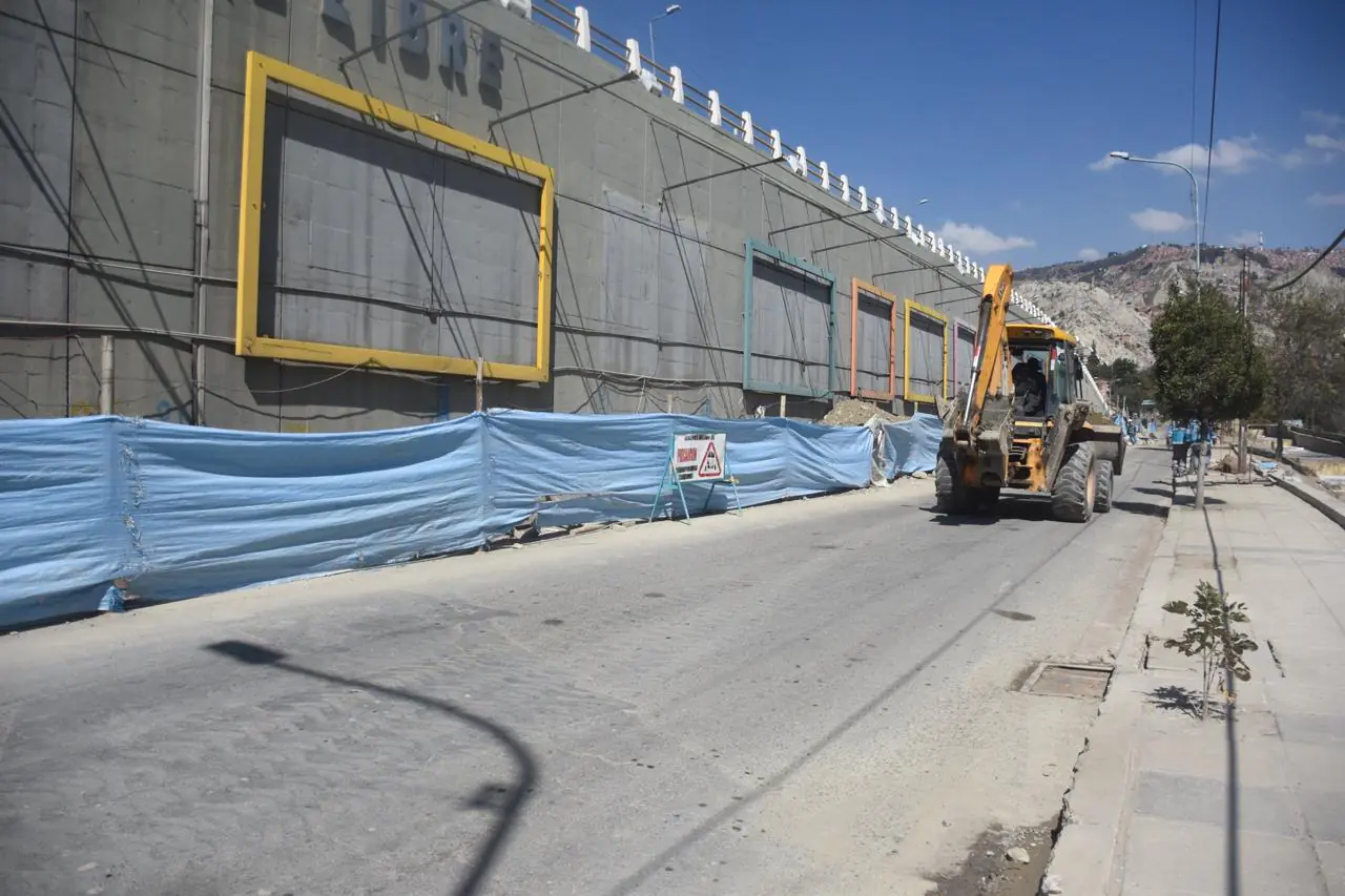 Avenida Costanera en La Paz será entregada a fines de marzo