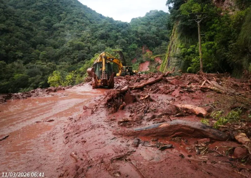 ABC reporta cierre temporal del tramo Tarija – Villa Montes por derrumbes