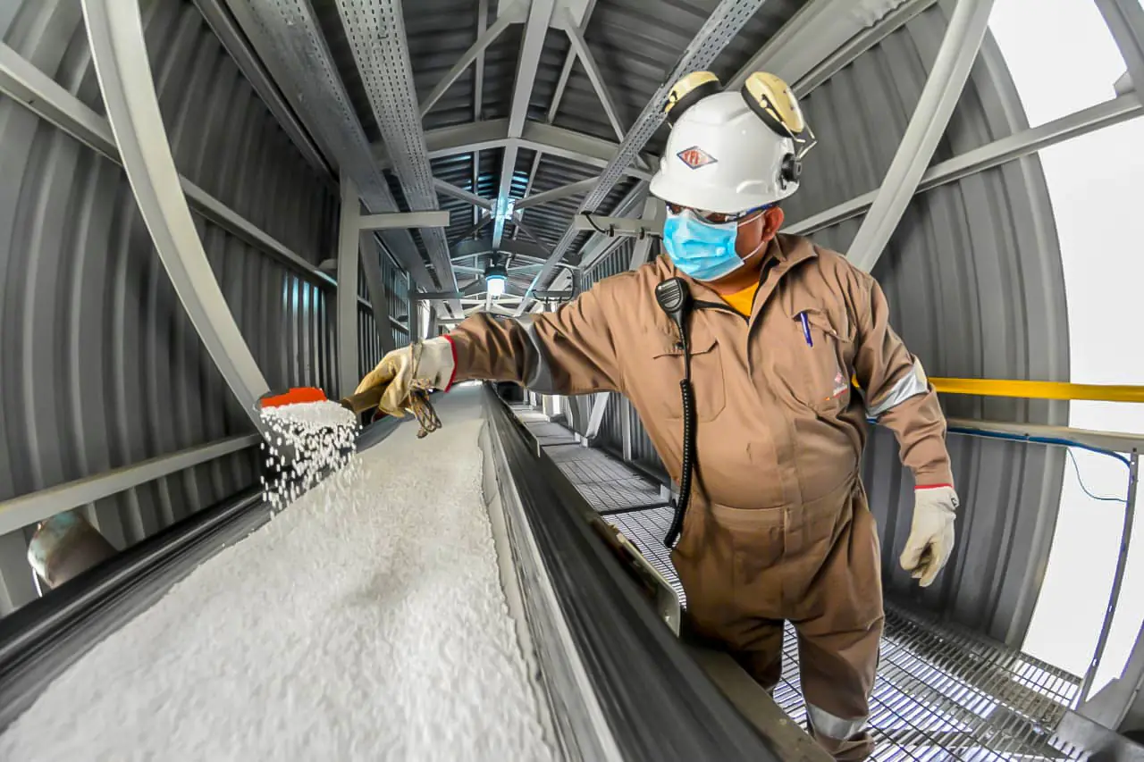 Planta de amoníaco alcanza producción diaria de 1.900 toneladas de urea