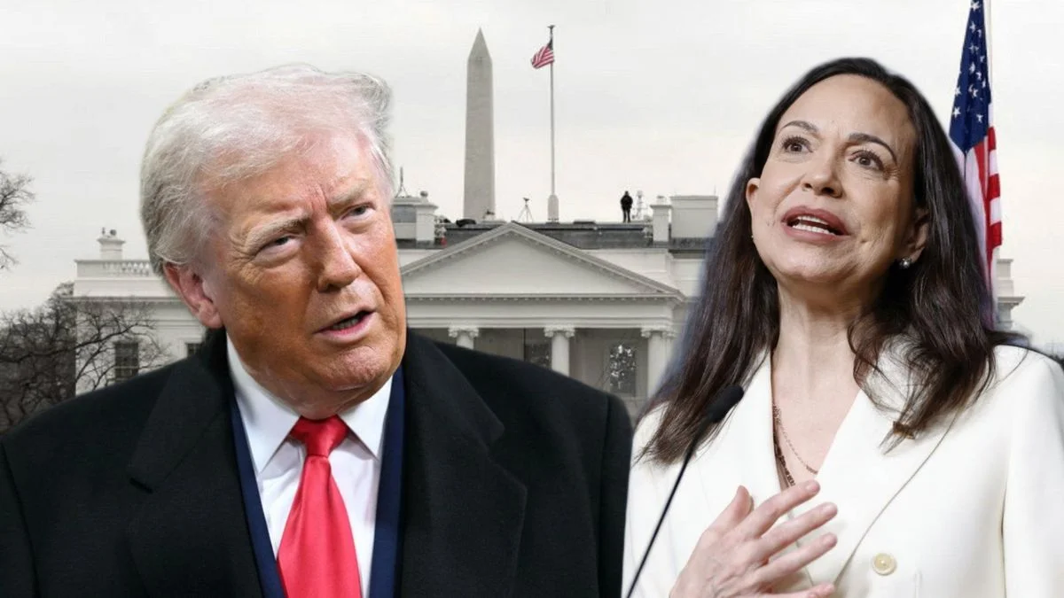 Trump se reúne por segunda vez con María Corina Machado en la Casa Blanca