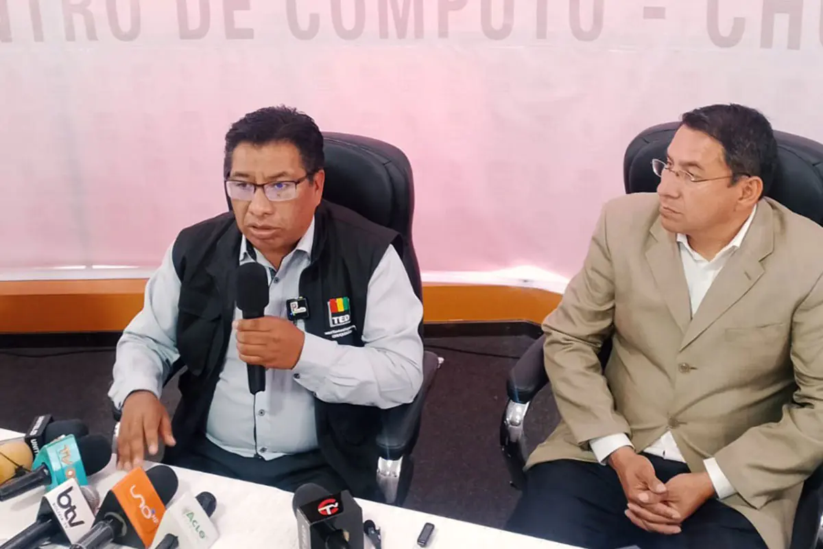 El TED reporta desarrollo normal del proceso electoral en Chuquisaca