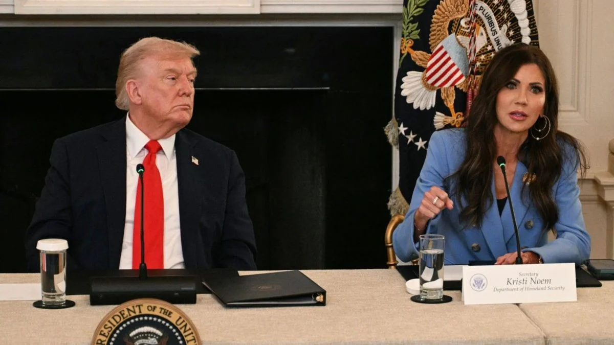 La secretaria de Seguridad Nacional de EE.UU., Kristi Noem, dejará su cargo: Trump anunció su reemplazo