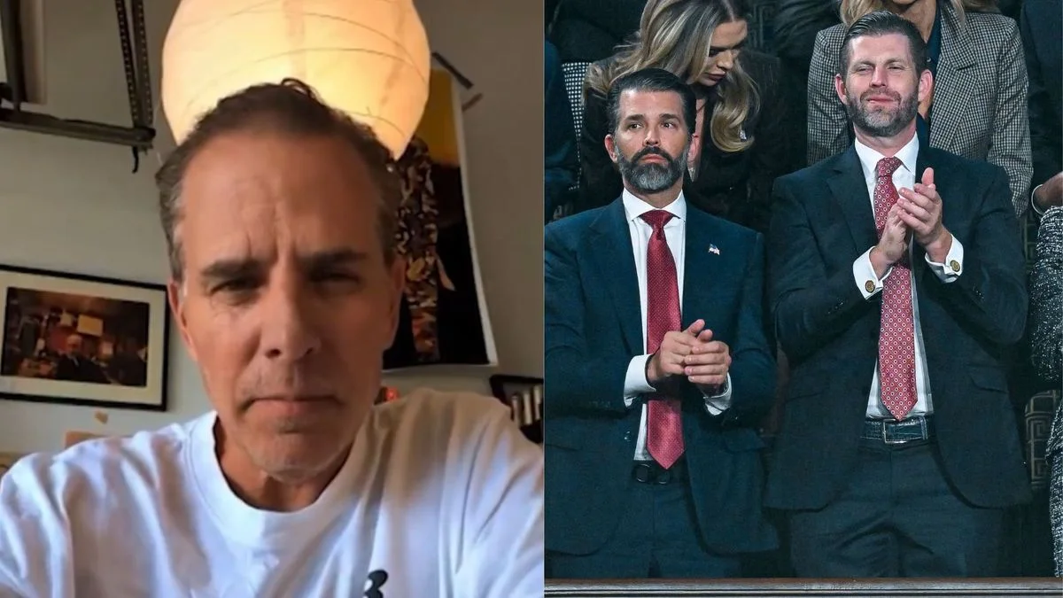 ¿La pelea del siglo? Hunter Biden reta a los hijos de Trump a una pelea en jaula por los 250 años de independencia