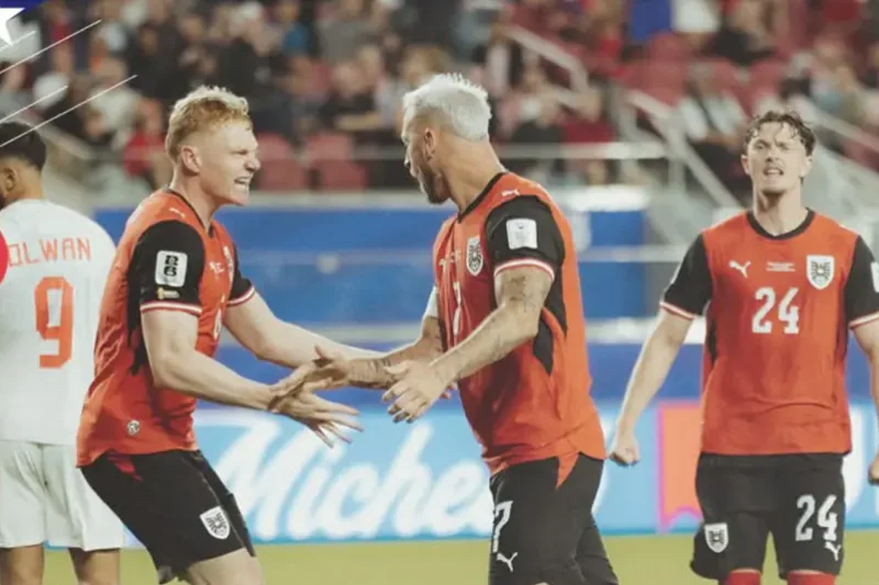 Austria derrota por 3-1 a Jordania en partido del Grupo J del Mundial