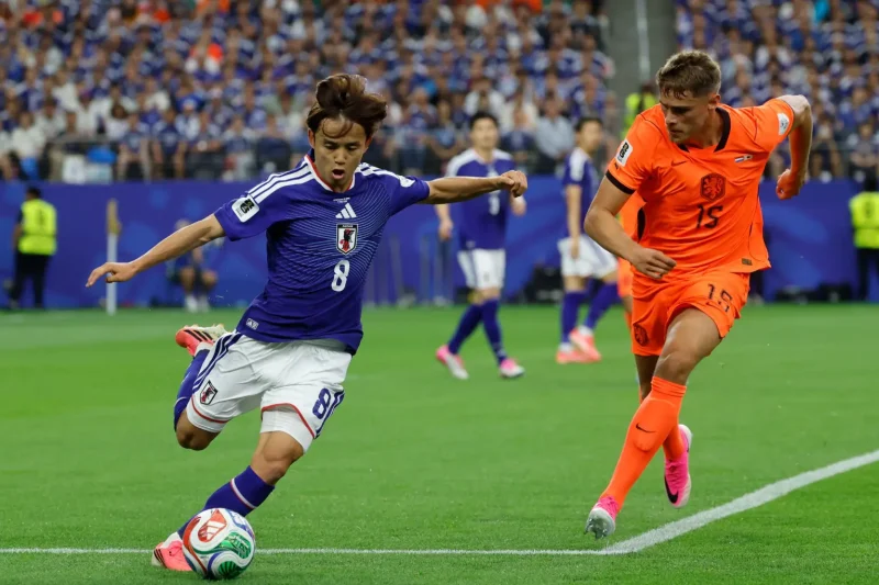 Japón remonta y le empata 2-2 a la poderosa Países Bajos