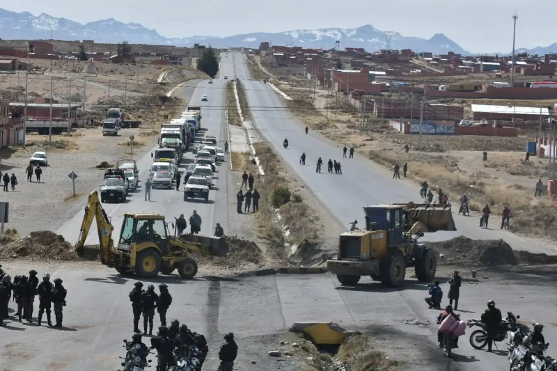 Intervención ruta La Paz–Oruro fue más una limpieza que un desbloqueo