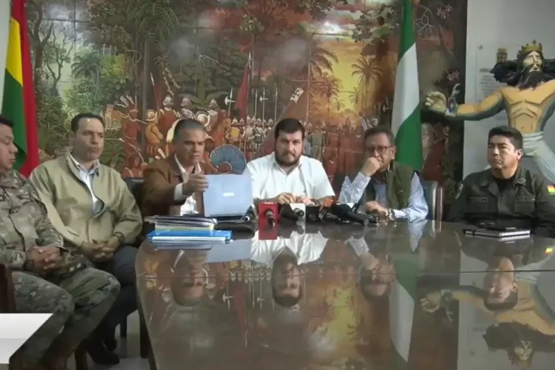 Comité Cívico y Gobierno coordinan acciones para evitar impunidad por los bloqueos