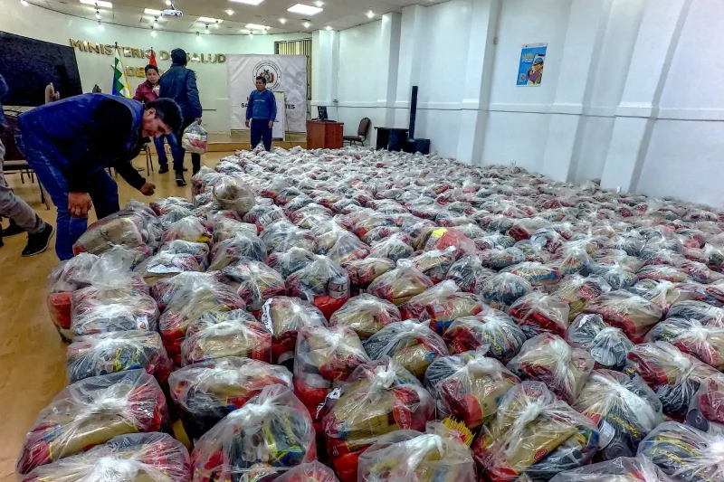 Ministerio de Salud recibe lote de alimentos para pacientes de La Paz y El Alto