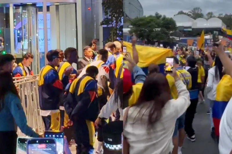 Así registra la prensa mexicana el banderazo colombiano previo al partido contra Uzbekistán