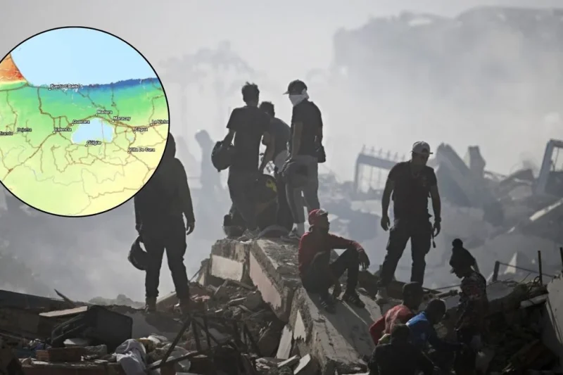 Nasa mostró cómo se movió la tierra tras el terremoto