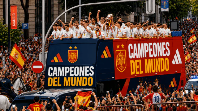 Los campeones del mundo llegan a una España que los recibe como héroes