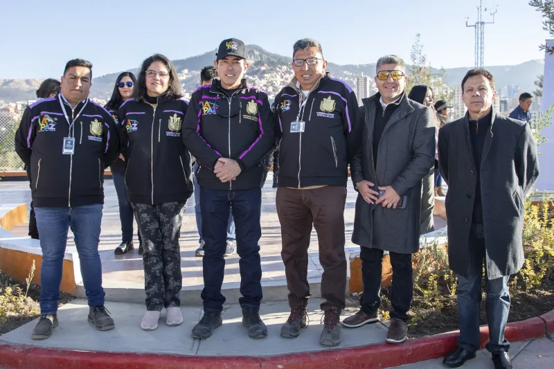 Jornada de reforestación impulsada por el GAMLP
