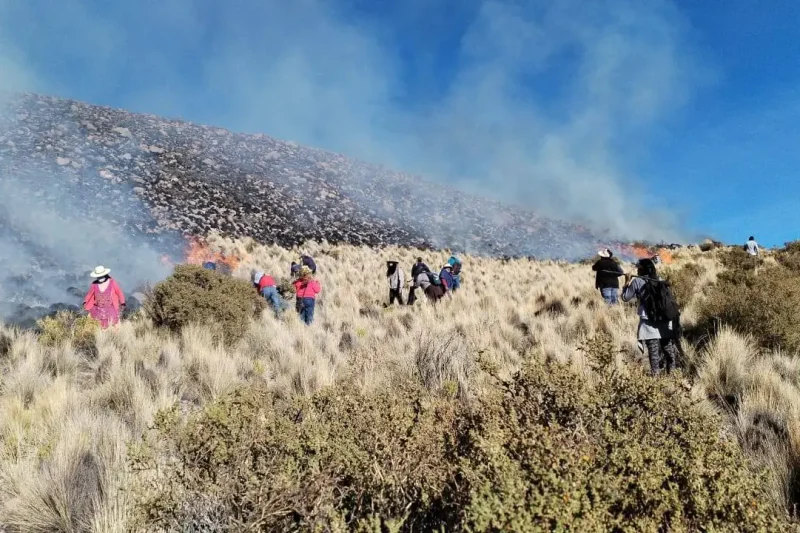 Potosí controla los dos incendios en esa región y descarta nuevos focos de calor