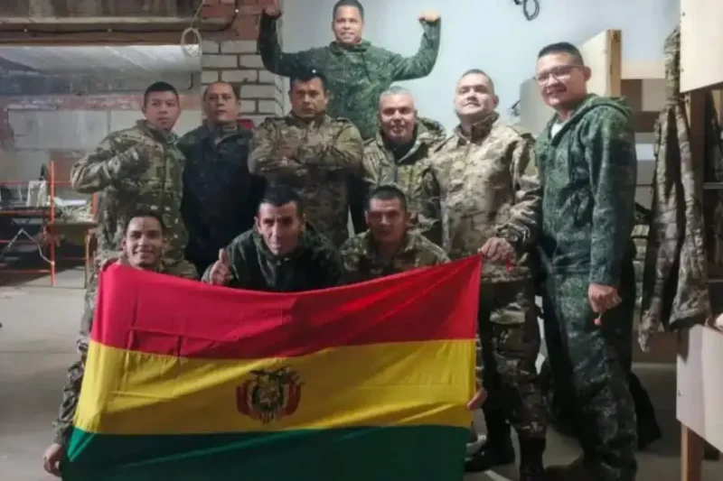Bolivianos en la guerra: Familias piden una misión oficial a Rusia