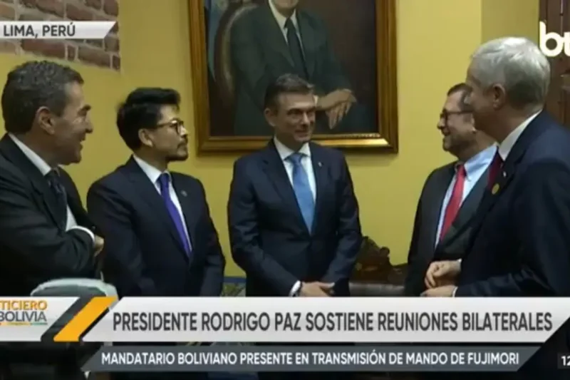 En Perú, Paz sostiene reuniones bilaterales con presidentes de Chile, Paraguay, Honduras y Uruguay