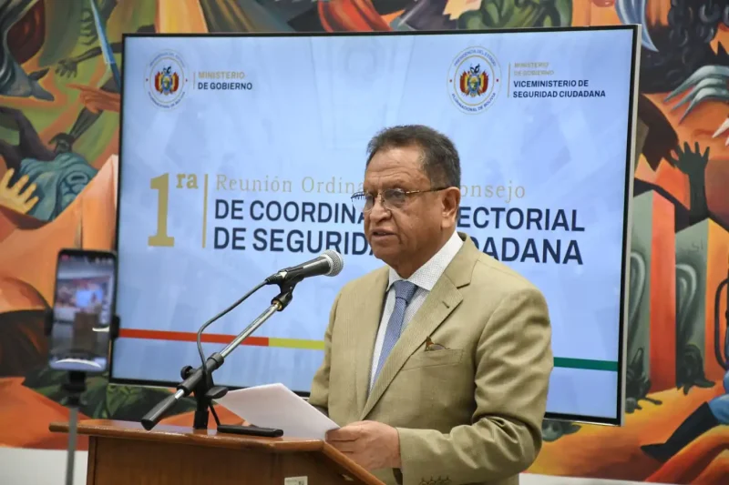 Gobierno instala reunión para definir el Plan de Seguridad Ciudadana de 2027