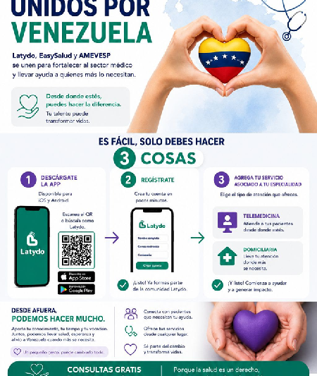 Se buscan médicos voluntarios para atender a los afectados por el terremoto de Venezuela mediante telemedicina