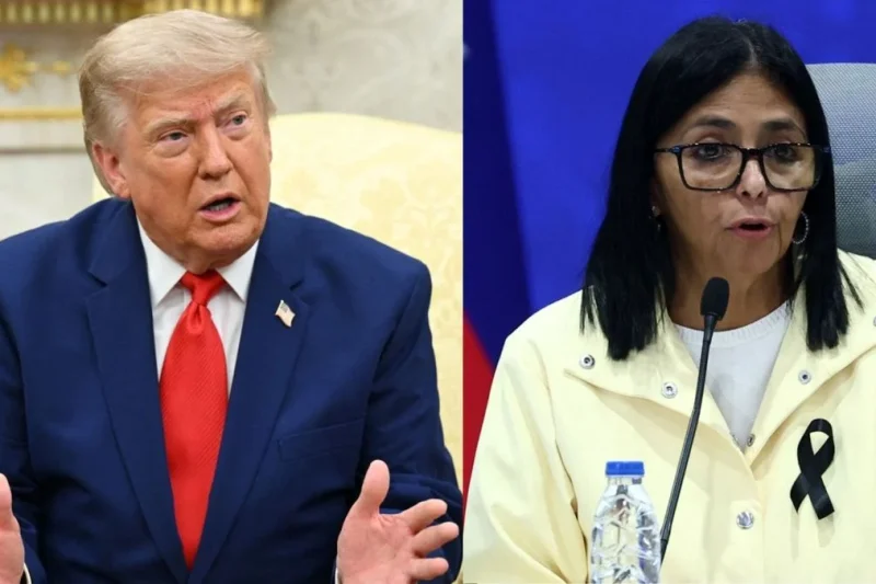 Donald Trump pide inmunidad judicial para Delcy Rodríguez