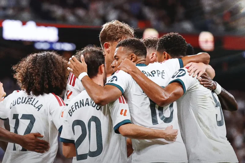 Real Madrid golea 4-1 a la Real Sociedad y pasa a liderar LaLiga