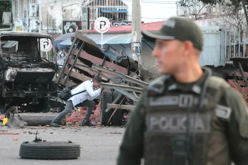 Al menos once heridos por atentado terrorista en Colombia