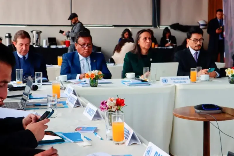 Canciller evalúa con la ONU cooperación para Bolivia hasta 2027