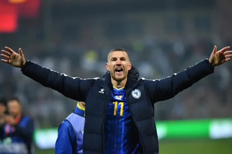 El capitán de Bosnia Edin Džeko se retira de la selección