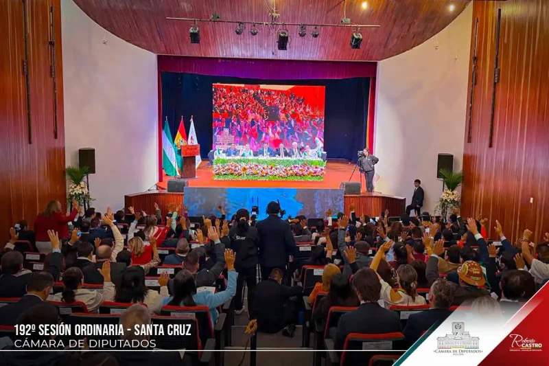 Diputados aprueba tres leyes para Santa Cruz