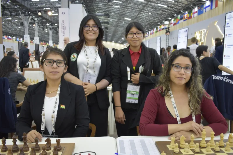 Bolivia lucha, pero cae en séptima ronda de la Olimpiada Mundial