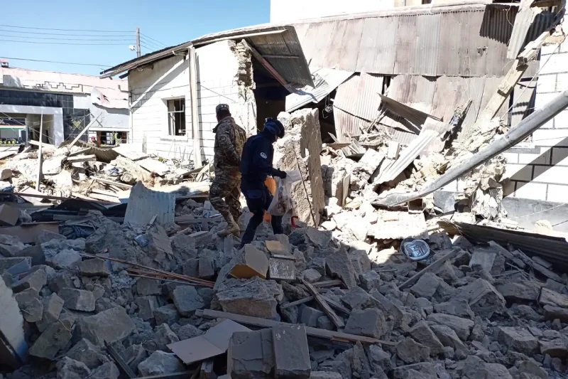 Alto riesgo impide retirar escombros en el sector de la explosión en Viacha