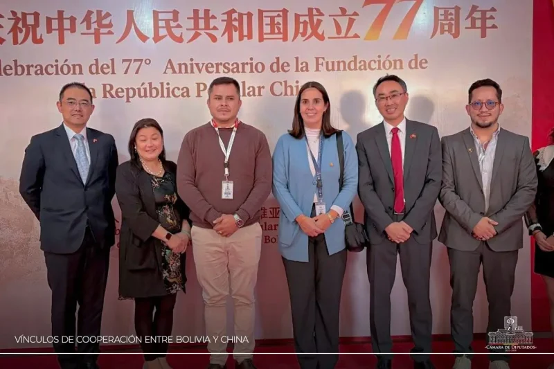 Ribera anuncia agenda legislativa para fortalecer cooperación entre Bolivia y China